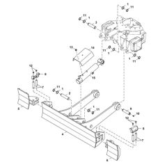 Blade Assembly for BobCat E17Z