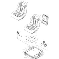 Vinyl Seat for BobCat E17Z