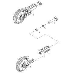 Track Tensioner for BobCat E19