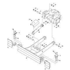 Blade Assembly for BobCat E20Z