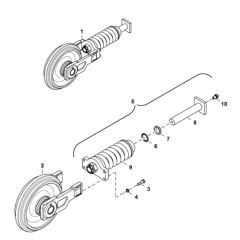 Track Tensioner & Idler Assembly