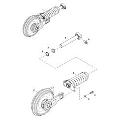Track Tensioner & Idler