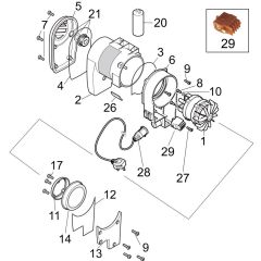 Belle Minimix 150 Motor Parts