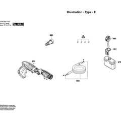 Washer Assembly for Bosch EasyAquatak