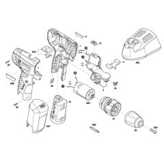 Bosch EasyDrill 12-2 Assembly