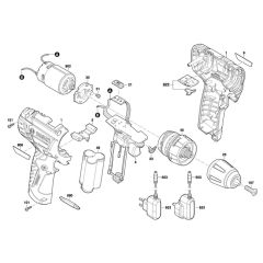 Cordless Combi Assembly for Bosch