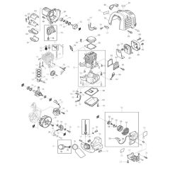 Makita EBH252U Parts