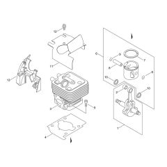 Shindaiwa EBS256S Engine Parts