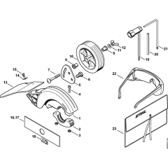 Deflector & Tools for Stihl EC 70