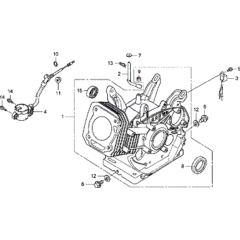 Cylinder Crankcase for Honda EC5000