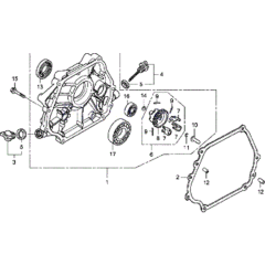 Crankcase Side Cover for Honda EC5000