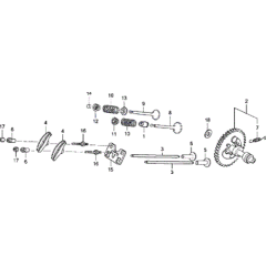 Camshaft-Valves Assembly