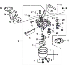 Carburettor Assembly for Honda