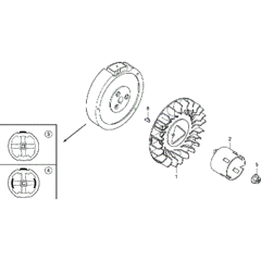 Flywheel Assembly for Honda