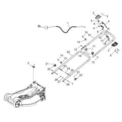 ECHO ECLM-58V Handle