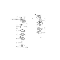 Carburettor for ECHO EDR-2400