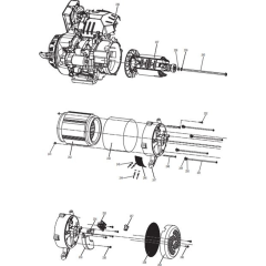 Engine Assembly for Makita EG4550A