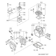 Crankcase Assembly for EH10
