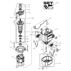 Motor Assembly for Wacker EH 6 M/230