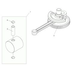 Crank Gear Assembly for Wacker