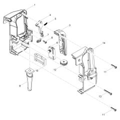 Handle Assembly for Wacker