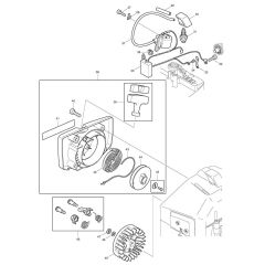 Recoil Starter for Makita EHW120