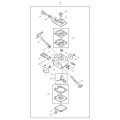 Carburettor Assembly for Makita EHW120