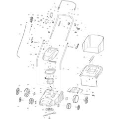 Makita ELM3310 Mower Assembly