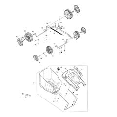Makita ELM4120 Mower Parts
