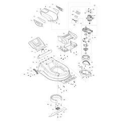 Deck & Motor Assembly for Makita