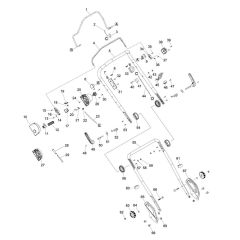 Makita ELM4613 Handle Assembly