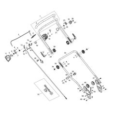 Handle Assembly for Makita ELM4620