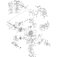 Makita EM2511LH Assembly