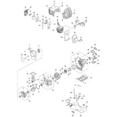 Makita EM2600L Assembly