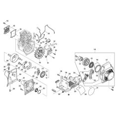 Recoil Starter for Makita EM4350RH