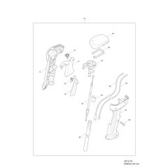 Makita EM4351UH Handle