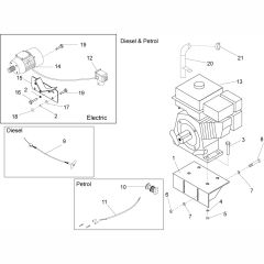 Engine & Drive Kit for Belle Mixer