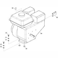 Engine Assembly for Belle Floor Saw