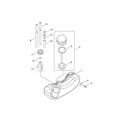 Fuel Tank for ECHO ES-250ES