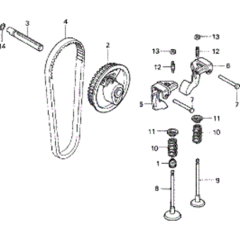 Camshaft Pulley Belt Assembly