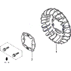 Cooling Fan Assembly for Honda