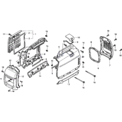 Front-side Cover for Honda EU20i