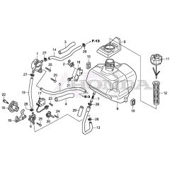 Fuel Tank for Honda EU22i