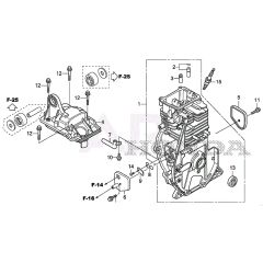Cylinder Barrel for Honda EU22i