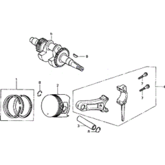 Piston, Crankshaft Assembly