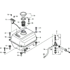 Fuel Tank Assembly for Honda