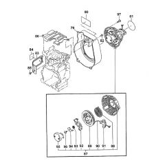 Recoil Starter for Makita EW200ST