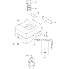 Fuel Tank Assembly for Makita
