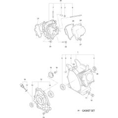 Crankcase Assembly for Makita EW2051H
