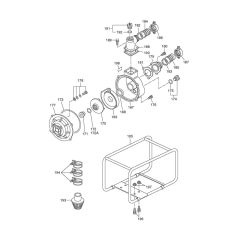 Frame, Pump, Strainer Assembly
